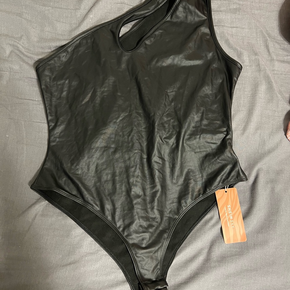 SHEIN Curve Black Bodysuit